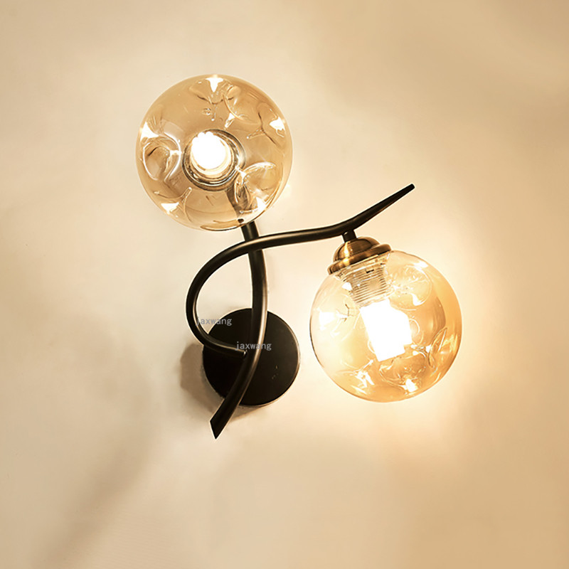 Nordic LED Wall Lamp Glass Lighting Light Fixtures Creative Bedside Lamp Living Room Home Indoor Sconces Wall Lamps Modern Decor
Nordic LED Wall Lamp Glass Lighting Light Fixtures Creative Bedside Lamp Living Room Home Indoor Sconces Wall Lamps Modern Decor