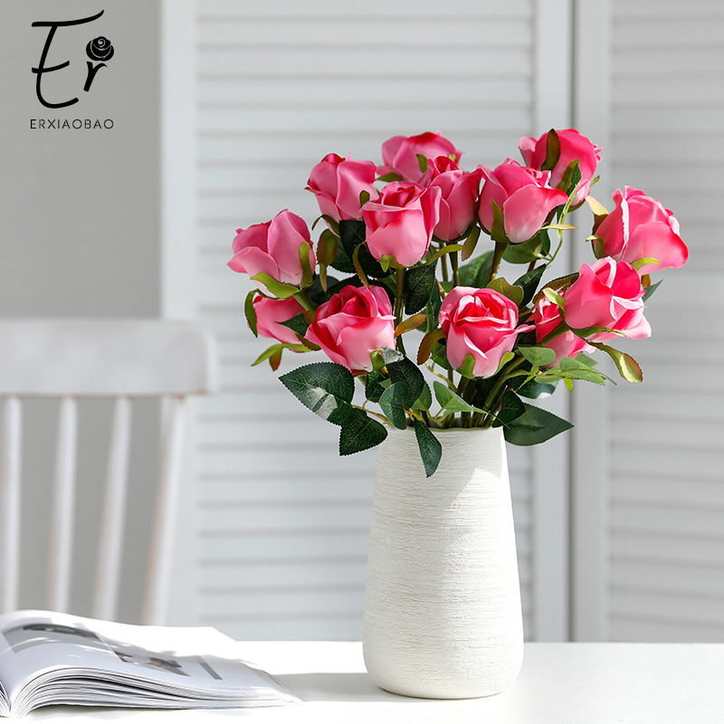 Erxiaobao High Quality Champagne Avalanche Rose Leaf Artificial Flowers Fake Silk Flower Home Table Party Wedding Decor Gift, White
Erxiaobao High Quality Champagne Avalanche Rose Leaf Artificial Flowers Fake Silk Flower Home Table Party Wedding Decor Gift, White