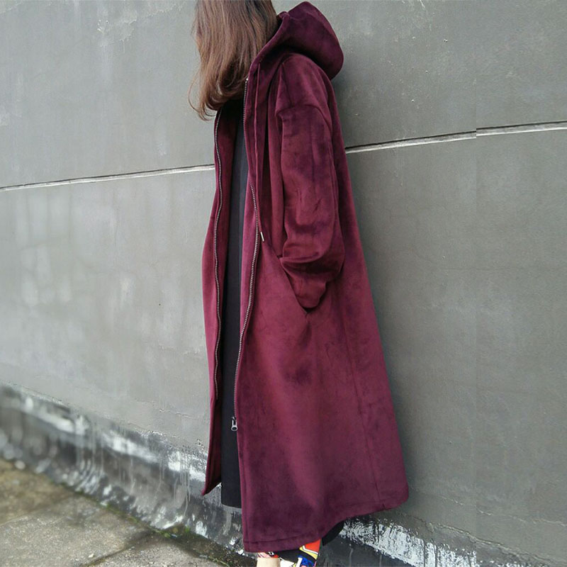 Autumn and winter handsome big fan atmosphere loose Joker Hat plush long trench coat coat, Black
Autumn and winter handsome big fan atmosphere loose Joker Hat plush long trench coat coat, Black