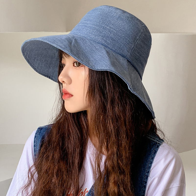 HT3079 Bucket Hat New Fashion Spring Summer Sun Hat Wide Brim Fishing Cap Men Women Flat Top Panama Bucket Denim Cap, Black
HT3079 Bucket Hat New Fashion Spring Summer Sun Hat Wide Brim Fishing Cap Men Women Flat Top Panama Bucket Denim Cap, Black