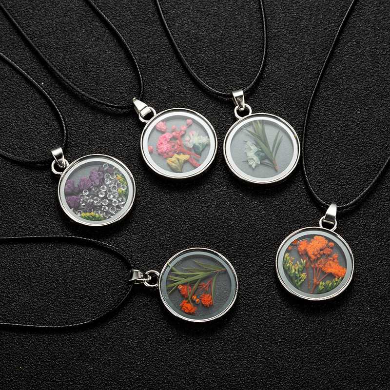 2020 Simple Round Glass Pendant Necklace Fashion Real Natural Dried Flower Necklace For Women Charm Gift Jewelry Wholesale
2020 Simple Round Glass Pendant Necklace Fashion Real Natural Dried Flower Necklace For Women Charm Gift Jewelry Wholesale