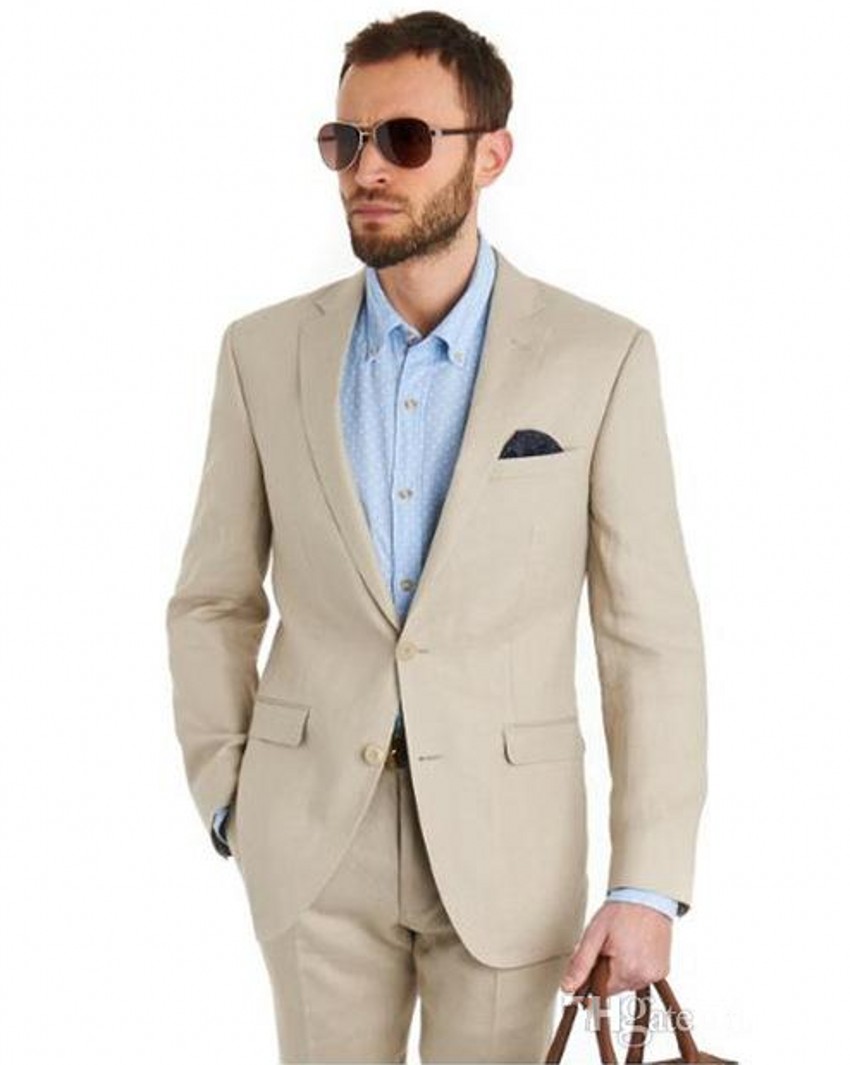 Fashion Beige Groom Tuxedos Notch Lapel Slim Fit Groomsmen Wedding Tuxedos Popular Men Formal Blazer Prom Jacket Suit(Jacket+Pants+Tie) 322, Same as image
Fashion Beige Groom Tuxedos Notch Lapel Slim Fit Groomsmen Wedding Tuxedos Popular Men Formal Blazer Prom Jacket Suit(Jacket+Pants+Tie) 322, Same as image