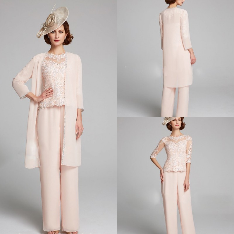 2019 Pink Mother of the Bride Pant Suits With Jacket Outfits Appliqued Beads Wedding Guest Dress Custom Made Mother Of The Groom Dress
2019 Pink Mother of the Bride Pant Suits With Jacket Outfits Appliqued Beads Wedding Guest Dress Custom Made Mother Of The Groom Dress