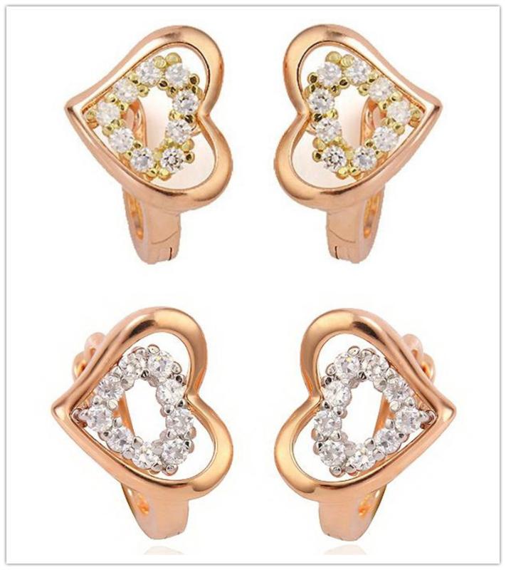 INALIS Double-Hearts Shaped CZ Hoop Earrings for Women Gift With 1 Circle of 1MM Grade + Cubic Zirconia Crystal Earring I0280
INALIS Double-Hearts Shaped CZ Hoop Earrings for Women Gift With 1 Circle of 1MM Grade + Cubic Zirconia Crystal Earring I0280