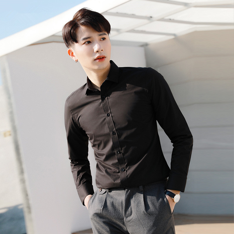 Hot Sale Young Men' Shirts,High Quality Tencel Fabric, Solid Color Square Collar Casual Shirt, Simple Fashion Long Sleeve Shirt, White
Hot Sale Young Men' Shirts,High Quality Tencel Fabric, Solid Color Square Collar Casual Shirt, Simple Fashion Long Sleeve Shirt, White