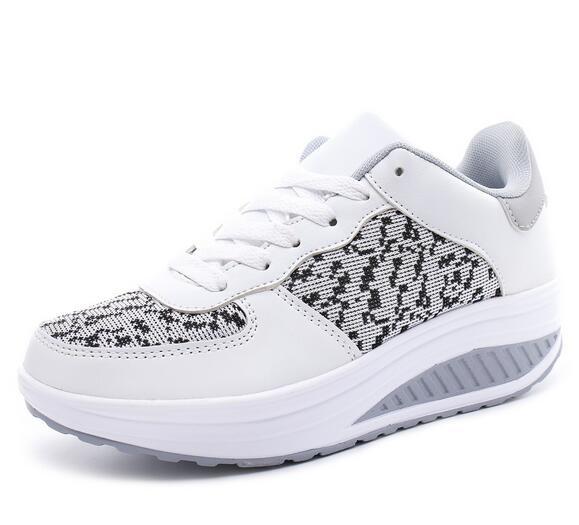 Hot Sale- New 2018 summer new openwork rocking shoes female increase thick platform casual travel shoes breathable women's shoes 35-42