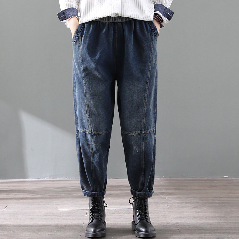Women Pants Denim Fashion Casual 2020 Big Size Spring Autumn Vintage Straight Harem Pockets Loose Women Jeans, Black
Women Pants Denim Fashion Casual 2020 Big Size Spring Autumn Vintage Straight Harem Pockets Loose Women Jeans, Black