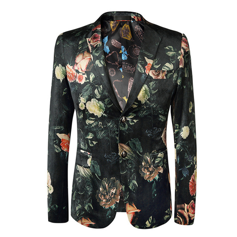 Plyesxale Flower Printed Blazer Men 2018 New Arrival Slim Fit Two Button Casual Blazers Brand Clothing Fashion Male Jacket EM213, As picture
Plyesxale Flower Printed Blazer Men 2018 New Arrival Slim Fit Two Button Casual Blazers Brand Clothing Fashion Male Jacket EM213, As picture