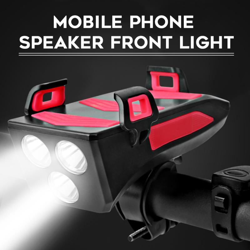 Multi-function Bicycle Light USB Rechargeable 4 in 1 LED Bike Headlight Bike Horn Phone Holder Powerbank Light Led
Multi-function Bicycle Light USB Rechargeable 4 in 1 LED Bike Headlight Bike Horn Phone Holder Powerbank Light Led