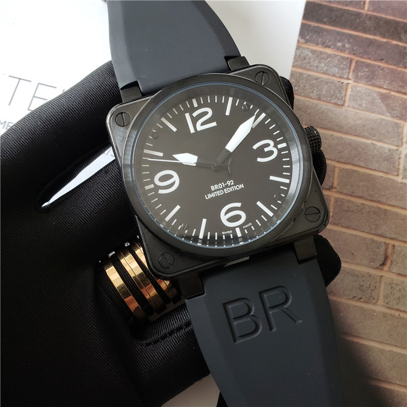 High quality top selling luxury mens watches br01-92 mechanical automatic watch rubber strap ceramic waterproof steel designer watches, Silver white
High quality top selling luxury mens watches br01-92 mechanical automatic watch rubber strap ceramic waterproof steel designer watches, Silver white