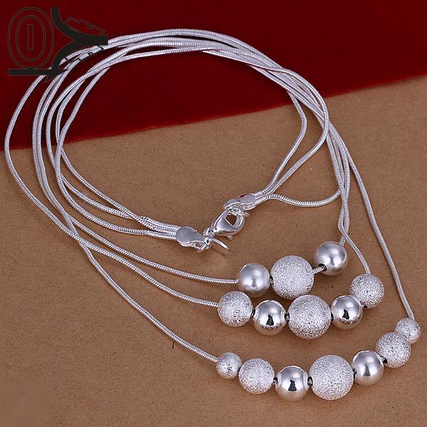 Chains Design!!Wholesale Silver Plated Necklace & Pendant,Fashion Jewelry Accessories,Three Line Multi Beads Necklaces
Chains Design!!Wholesale Silver Plated Necklace & Pendant,Fashion Jewelry Accessories,Three Line Multi Beads Necklaces