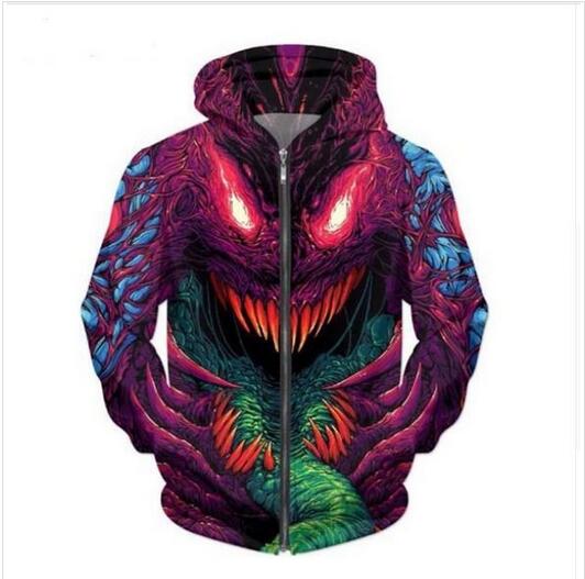 New Fashion Mens 3d hoodies Hyper beast Style Printed Zipper Hoodies Unisex Hip Hop Casual sweatshirt LM028, As shown
New Fashion Mens 3d hoodies Hyper beast Style Printed Zipper Hoodies Unisex Hip Hop Casual sweatshirt LM028, As shown