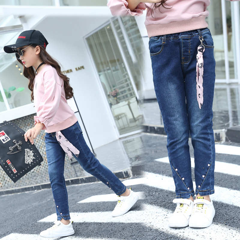Fashion 2019 Jeans Girl Baby Cotton Cute Teenage Jeans for Skinny Girls Spring Autumn Elastic Denim Trousers Kids Baby Clothes
Fashion 2019 Jeans Girl Baby Cotton Cute Teenage Jeans for Skinny Girls Spring Autumn Elastic Denim Trousers Kids Baby Clothes