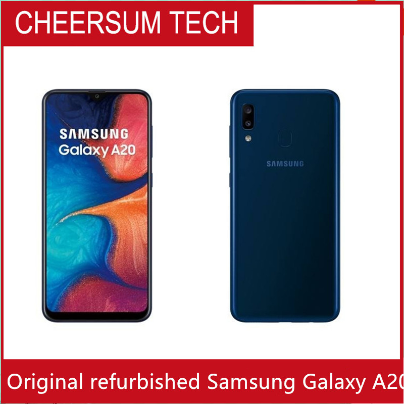 Unlocked Original Samsung Galaxy A20 Mobile phone 6.4" inch Octa-core 3GB RAM 32GB ROM Android 9.0 4000 mAh battery, Black
Unlocked Original Samsung Galaxy A20 Mobile phone 6.4" inch Octa-core 3GB RAM 32GB ROM Android 9.0 4000 mAh battery, Black