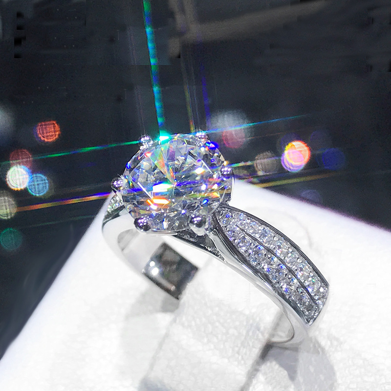 Luxury 1.0ct 6.5MM Zircon CZ Rings Original 925 Sterling Silver Engagement Wedding Ring Jewelry Bride Gift for Women XR377
Luxury 1.0ct 6.5MM Zircon CZ Rings Original 925 Sterling Silver Engagement Wedding Ring Jewelry Bride Gift for Women XR377
