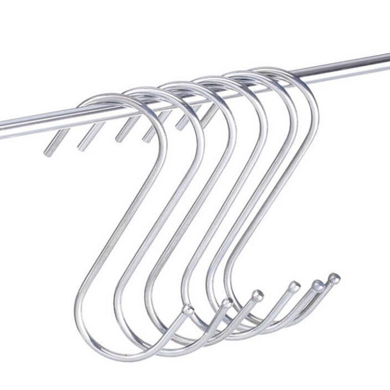 7.5 cm S Hanging Hanger Rack Holder Stainless steel Hook Hooks Home Storage Tool LX7945
7.5 cm S Hanging Hanger Rack Holder Stainless steel Hook Hooks Home Storage Tool LX7945