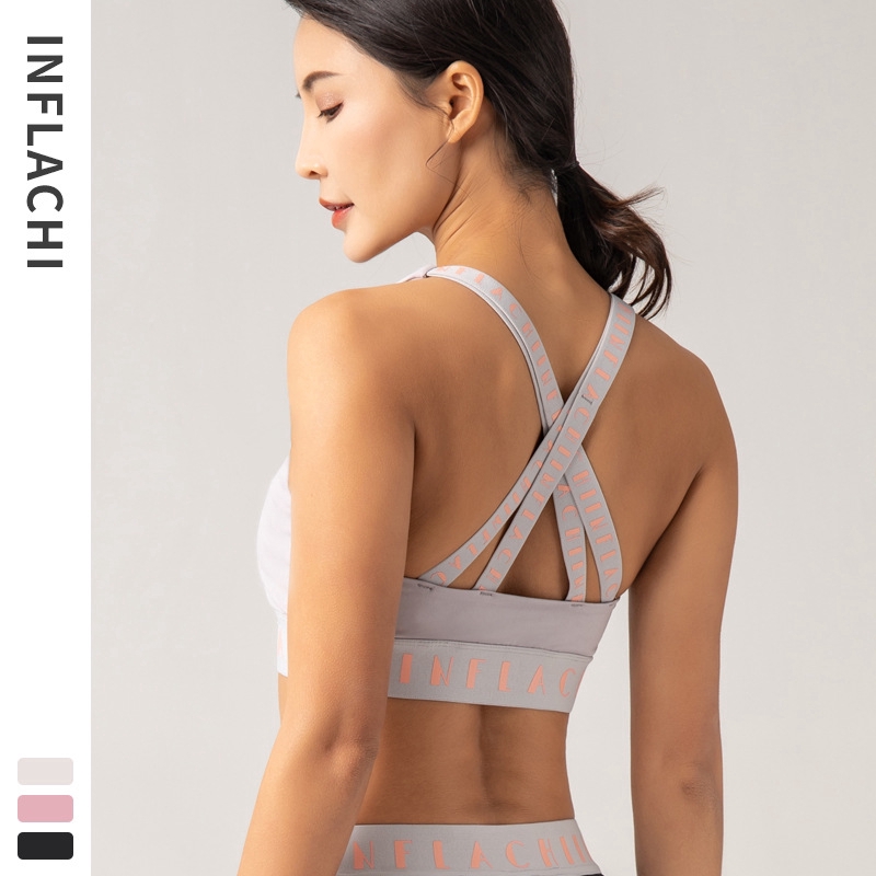 Athletic -proof setting fitness bra with padded clothes women running yoga vest, Beige
Athletic -proof setting fitness bra with padded clothes women running yoga vest, Beige