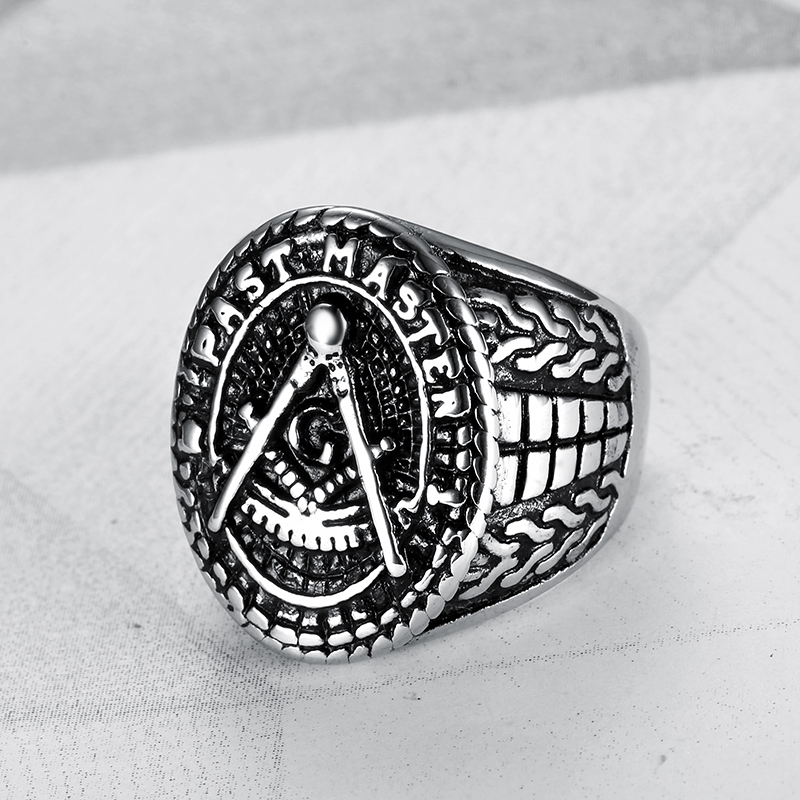 new men ring Stainless Steel Past Master Take control of the ship Punk Masonic Finger Ring For Men Biker Ring Fashion Jewelry
new men ring Stainless Steel Past Master Take control of the ship Punk Masonic Finger Ring For Men Biker Ring Fashion Jewelry