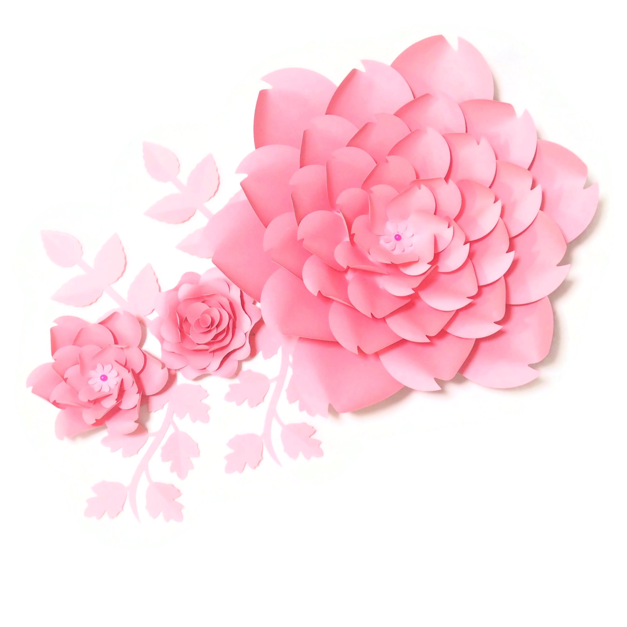 DIY Giant Paper Flowers Artificial Rose Fleurs Artificielles Backdrop 3pcs+ 4 Leave Wedding Party Decor Nursery Baby Pink
DIY Giant Paper Flowers Artificial Rose Fleurs Artificielles Backdrop 3pcs+ 4 Leave Wedding Party Decor Nursery Baby Pink