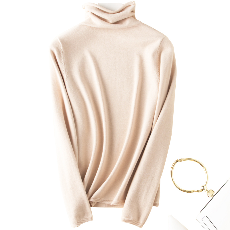 TAILOR SHEEP cashmere sweater women's casual long-sleeved turtleneck wool pullover winter ladies bottoming knitted tops LY191217