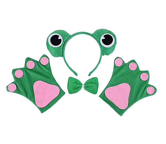 Frog Headband Bow Tie Gloves Set Kids Animal hairband Paws Necktie Party Cosplay Halloween Costume Fancy Dress Party Props green
Frog Headband Bow Tie Gloves Set Kids Animal hairband Paws Necktie Party Cosplay Halloween Costume Fancy Dress Party Props green