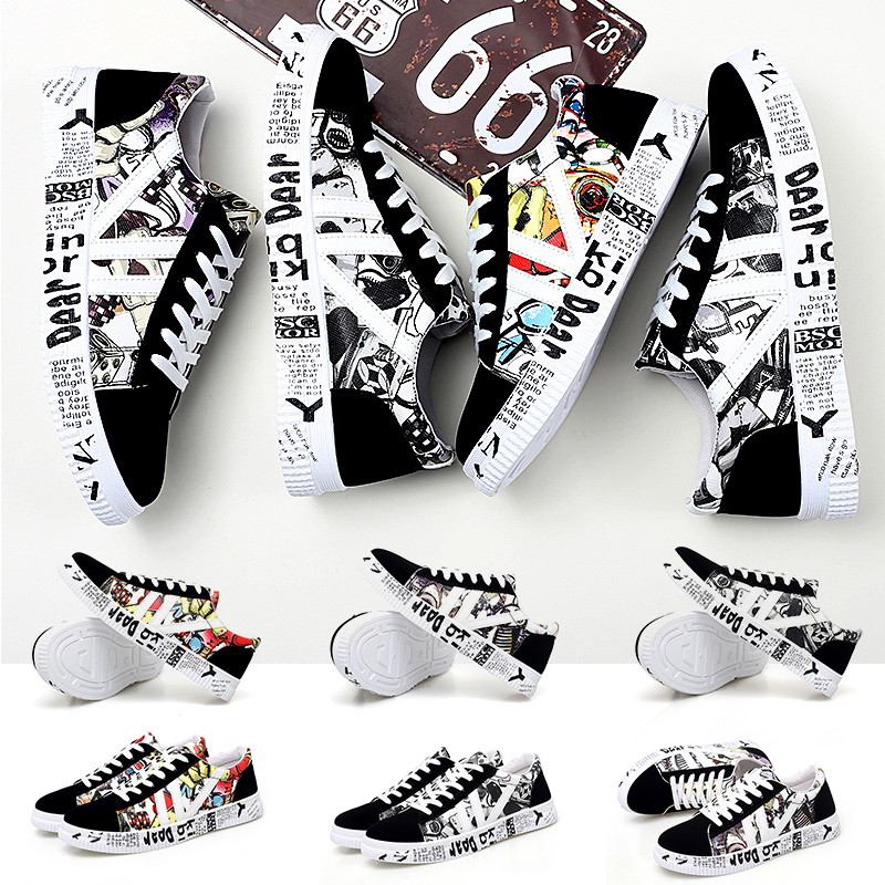 2019 breathable designer trainers men women canvas shoes colorful poker card black red white comfortable skateboard shoes size 36-44, B6
2019 breathable designer trainers men women canvas shoes colorful poker card black red white comfortable skateboard shoes size 36-44, B6