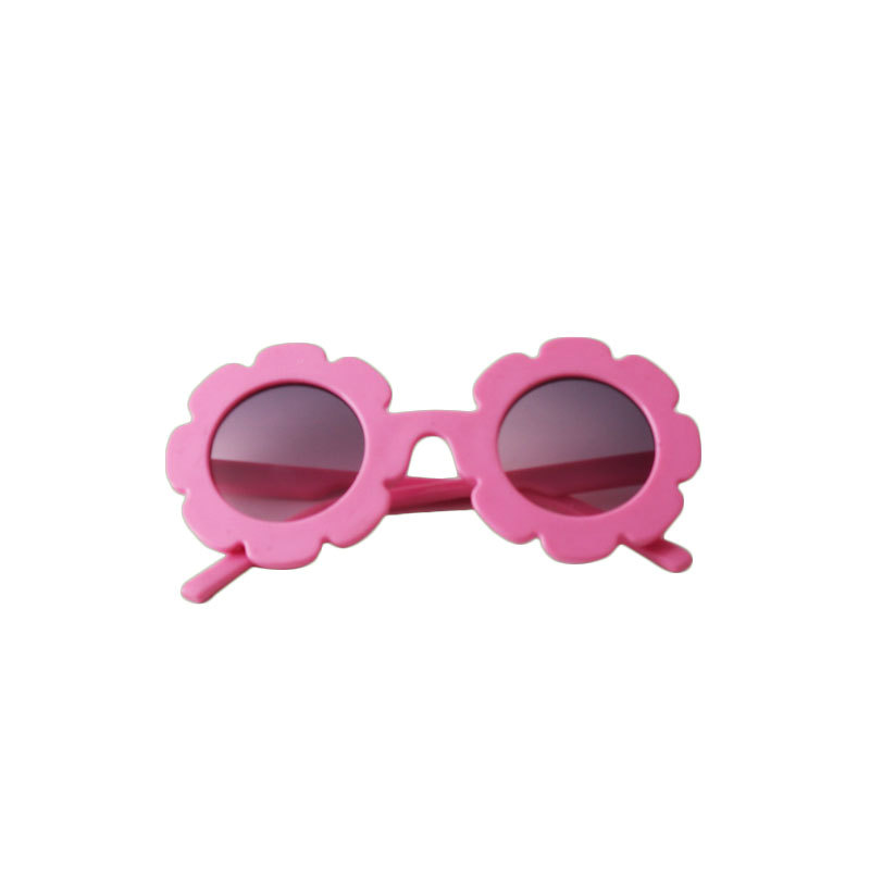 6 Colors Fashion Baby Girls Sunglasses Children Round Flower Sun Glasses Eyewear Summer Toddler Kids Accessories M1709 Z260305