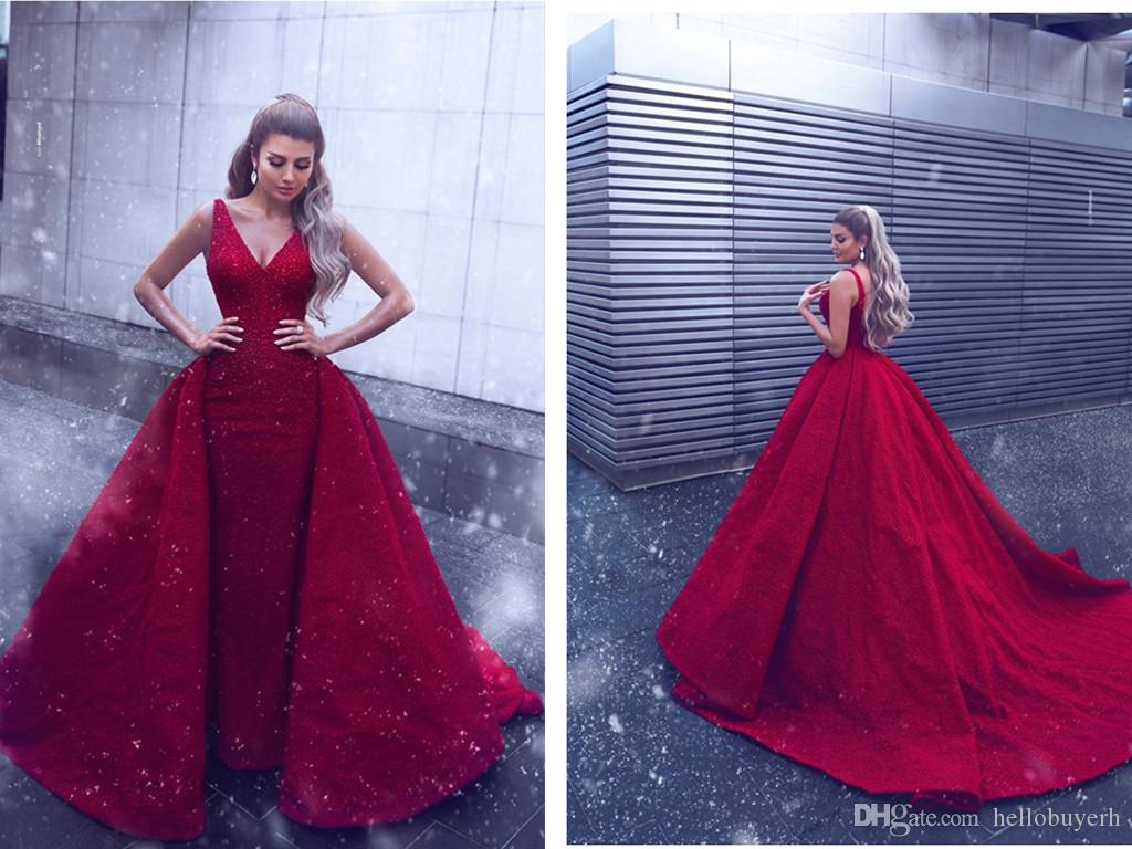 Red Sequin Ball Gown V Neck Plus Size Muslim Elie Saab Elegant Evening Formal Dresses 2018 Mermaid Prom Dresses Robes de cocktail, Dark navy
Red Sequin Ball Gown V Neck Plus Size Muslim Elie Saab Elegant Evening Formal Dresses 2018 Mermaid Prom Dresses Robes de cocktail, Dark navy