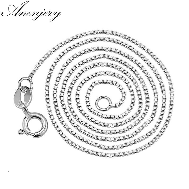 925 Sterling Silver Box Chain Necklace Use For Pendants Charms Women Colar (diameter 1 Mm
925 Sterling Silver Box Chain Necklace Use For Pendants Charms Women Colar (diameter 1 Mm