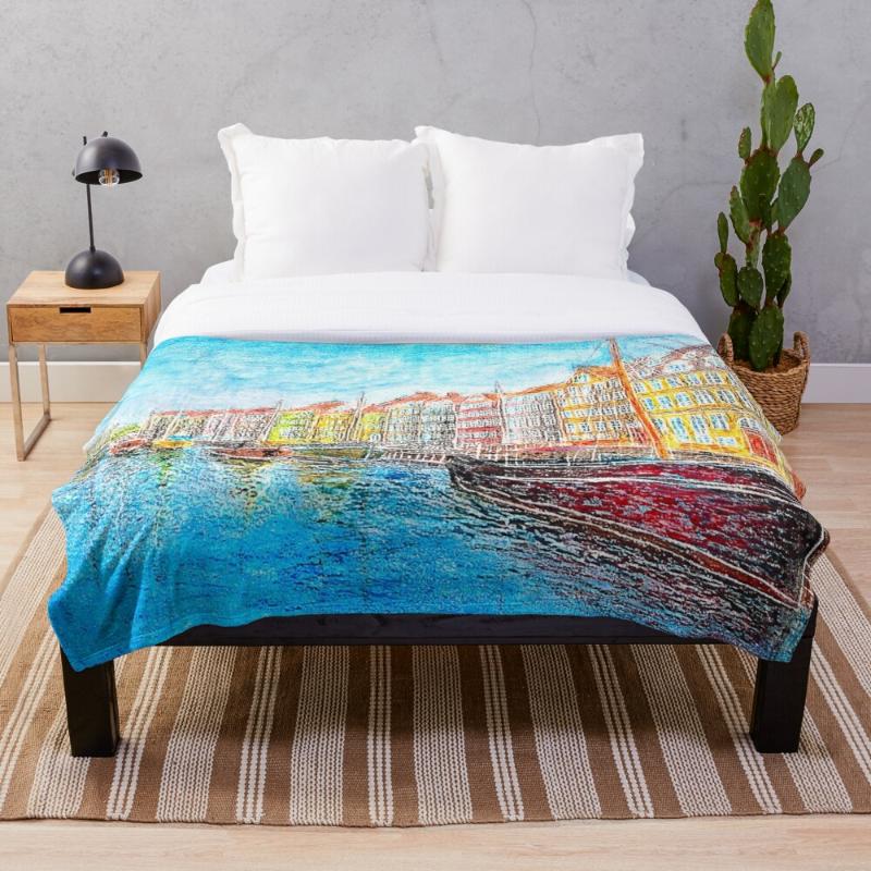 Soft Blanket for Bed Sherpa Flannel Fleece Blanket Home Travel Sofa Soft Throw Nyhavn Copenhagen Denmark Oil Pastel Pain
Soft Blanket for Bed Sherpa Flannel Fleece Blanket Home Travel Sofa Soft Throw Nyhavn Copenhagen Denmark Oil Pastel Pain