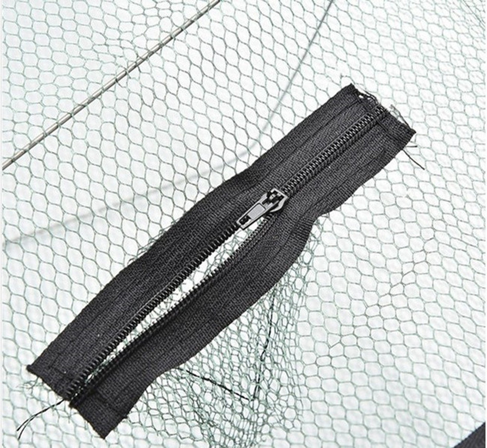 New Folding Fish Minnow Crab Fishing Bait Shrimp Trap Cast Net Cage Fi