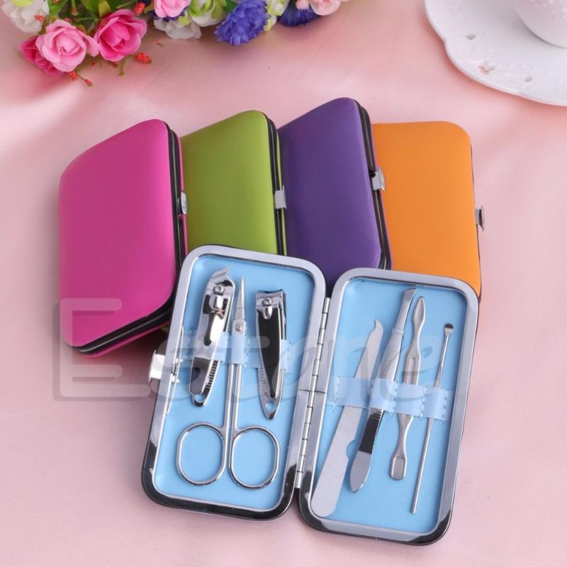 7pcs Portable Manicure Set Nail Care Clippers Scissors Travel Grooming Kits Case Blue Green Hot Pink Orange Purple
7pcs Portable Manicure Set Nail Care Clippers Scissors Travel Grooming Kits Case Blue Green Hot Pink Orange Purple