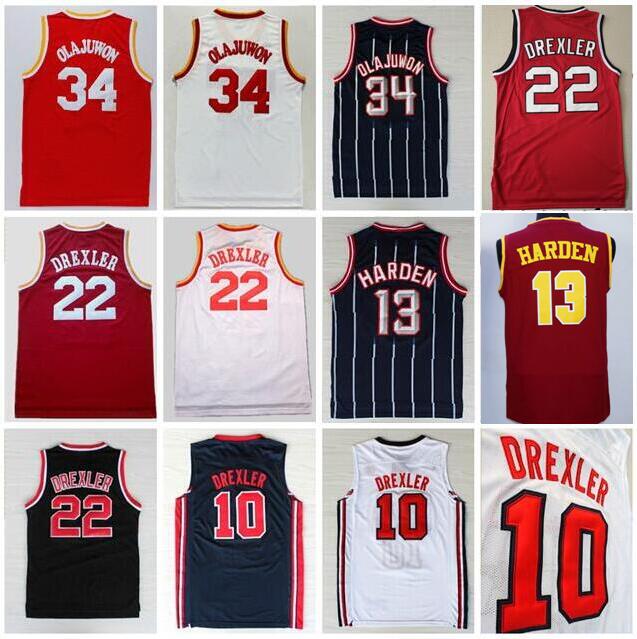 Top Quality Vintage 34 Hakeem Olajuwon Jersey Uniform 1992 Dream Team One Clyde Drexler 22 Clyde Drexler Arizona State Sun Devils #13 Jersey, Cc4
Top Quality Vintage 34 Hakeem Olajuwon Jersey Uniform 1992 Dream Team One Clyde Drexler 22 Clyde Drexler Arizona State Sun Devils #13 Jersey, Cc4