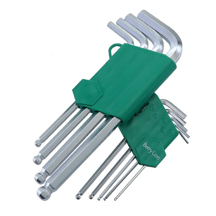 9Pcs Crv Ball Point Hex Allen Key Set Wrench Cycling Repair Tool Kit Dropship Spanner Repair Bicycle Hand Tool 1/16 -3/8 inch
9Pcs Crv Ball Point Hex Allen Key Set Wrench Cycling Repair Tool Kit Dropship Spanner Repair Bicycle Hand Tool 1/16 -3/8 inch