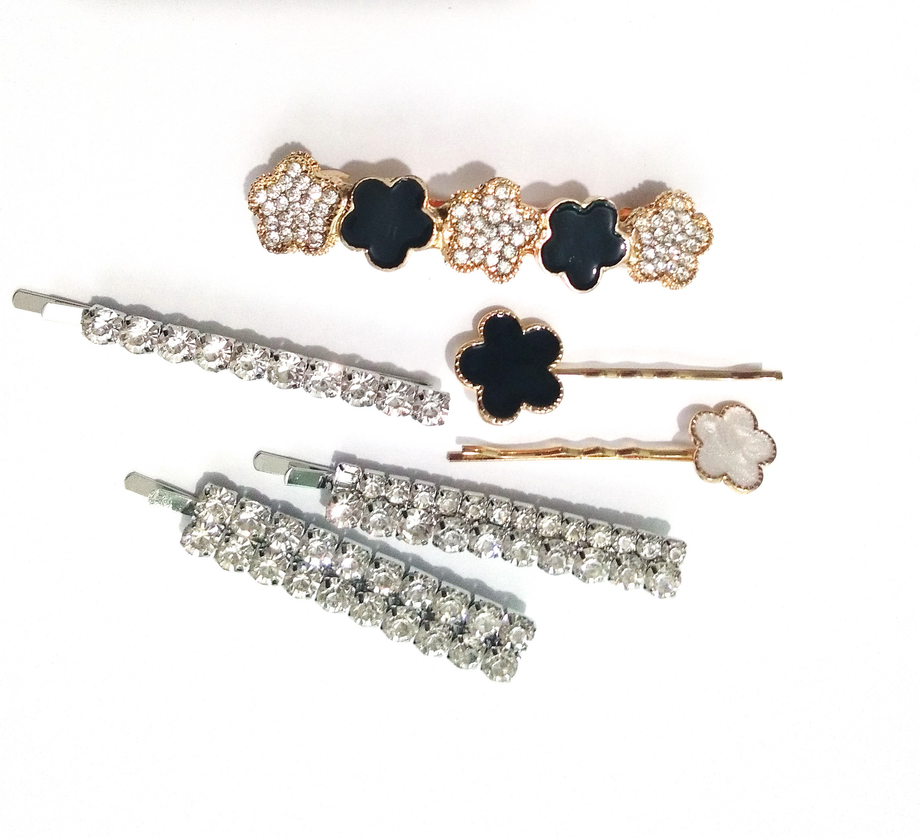 Fashion Pearl Hair Clip Crystal Rhinestones Bobby Pin Epoxy Barrette Stick Hairpin For Women Tool Designer Hair Styling Accessories, Golden;silver
Fashion Pearl Hair Clip Crystal Rhinestones Bobby Pin Epoxy Barrette Stick Hairpin For Women Tool Designer Hair Styling Accessories, Golden;silver