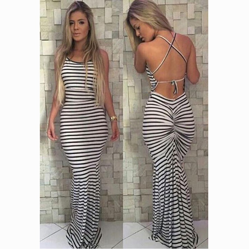 Fashion-Brand New Sundress Halter Neck Long Black White Stripe Women Maxi pleated bodycon gathered bandage Stripe Dress free shipping, Black and white
Fashion-Brand New Sundress Halter Neck Long Black White Stripe Women Maxi pleated bodycon gathered bandage Stripe Dress free shipping, Black and white