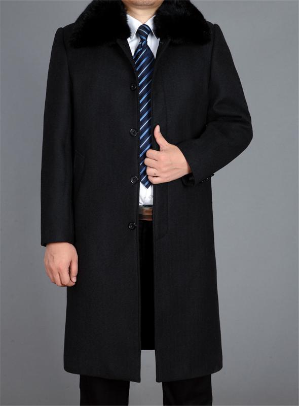 Warm Men's Wool Coat Mens Winter Windbreaker Jacket Thick Rex Fur Collar Coats Abrigo Hombre 5XL Jackets WXF527, Black
Warm Men's Wool Coat Mens Winter Windbreaker Jacket Thick Rex Fur Collar Coats Abrigo Hombre 5XL Jackets WXF527, Black