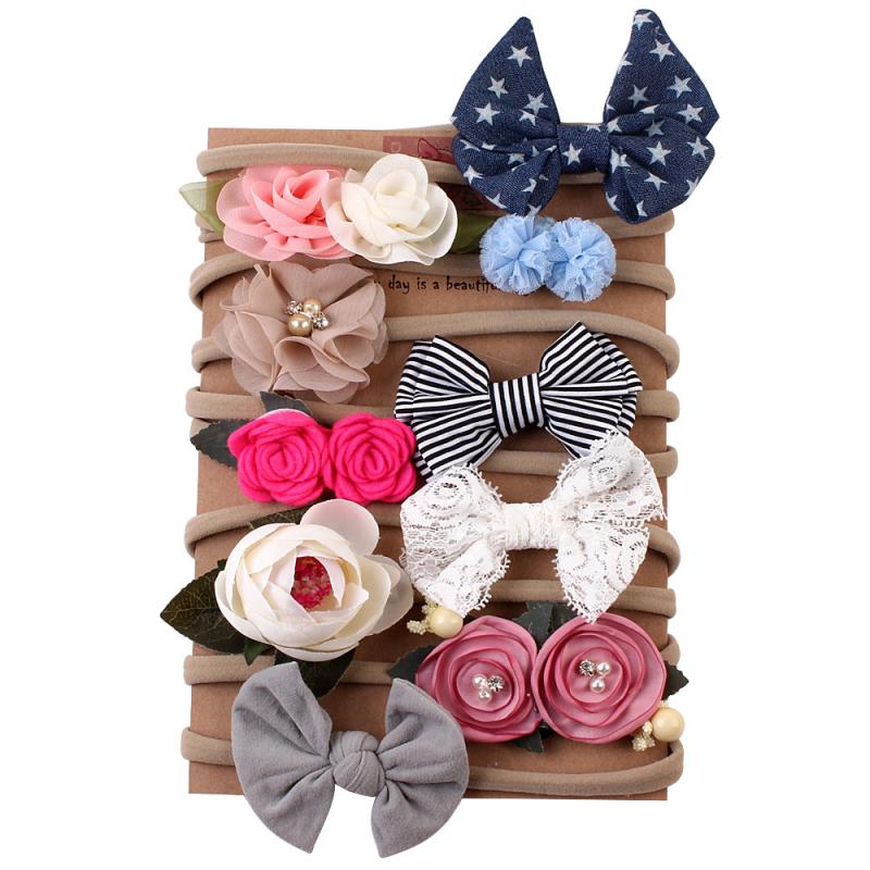 New 10pcs/Set Baby Girls Cute Bowknot Princess Headband Toddler Elastic Floral Hair Band Kids Headwear Hair Accessories, 10pcsa
New 10pcs/Set Baby Girls Cute Bowknot Princess Headband Toddler Elastic Floral Hair Band Kids Headwear Hair Accessories, 10pcsa