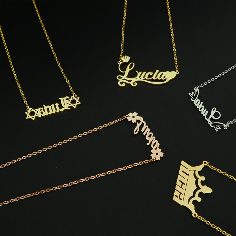 Pendant Necklaces Lucia Customized Embellish Name Necklace Personalized Jewelry Rose Gold Silver Nameplate Anniversary Woman Gift
Pendant Necklaces Lucia Customized Embellish Name Necklace Personalized Jewelry Rose Gold Silver Nameplate Anniversary Woman Gift