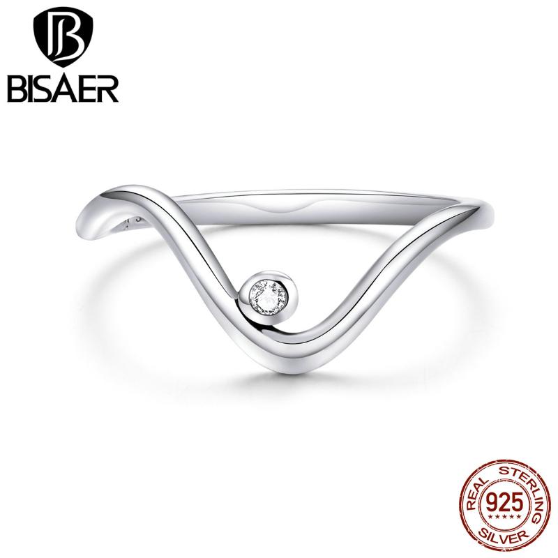 Wrap-Around Zigzag Rings for Women BISAER 925 Sterling Silver Statement Solitaire Finger Rings Wedding Engagement Jewelry ECR650
Wrap-Around Zigzag Rings for Women BISAER 925 Sterling Silver Statement Solitaire Finger Rings Wedding Engagement Jewelry ECR650