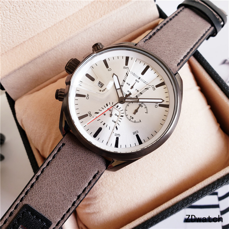 New arrrival fashion brand men watches unique design Genuine Leather strap chronograph quartz movement dz casual sport watch reloj de lujo, Gray
New arrrival fashion brand men watches unique design Genuine Leather strap chronograph quartz movement dz casual sport watch reloj de lujo, Gray