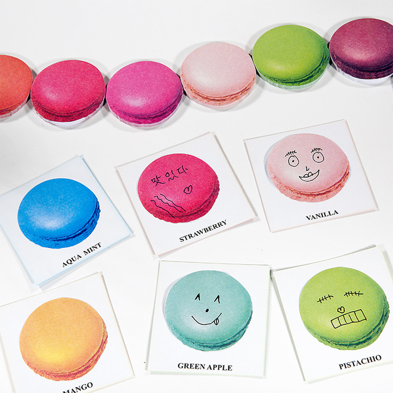 6pcs Random 30 Sheets Simulated Macaroon Self-Adhesive Paper Sticky Memo Pad Note Stationery Student Writing Supply Girl Gift
6pcs Random 30 Sheets Simulated Macaroon Self-Adhesive Paper Sticky Memo Pad Note Stationery Student Writing Supply Girl Gift