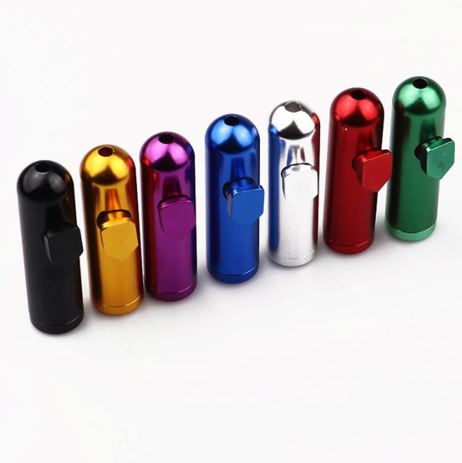 54mm round-nose bullet snuff bottle with aluminium alloy storage device sealed and portable
54mm round-nose bullet snuff bottle with aluminium alloy storage device sealed and portable