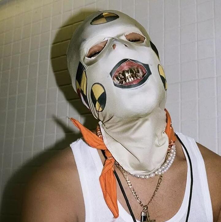AWGE TESTING Robot mask ASAP ROCKY hip hop headgear fashion outdoor party mask Fashion Street Hats