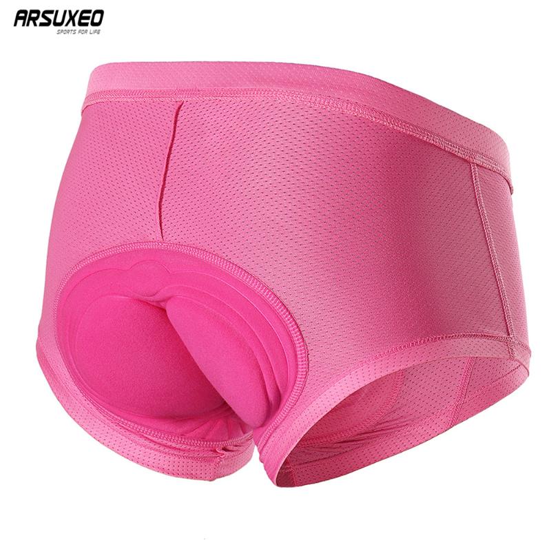 Cycling Shorts ARSUXEO Women' 3D Gel Padded Bicycle Mountain MTB Shockproof Underpants Compression Tights, White
Cycling Shorts ARSUXEO Women' 3D Gel Padded Bicycle Mountain MTB Shockproof Underpants Compression Tights, White
