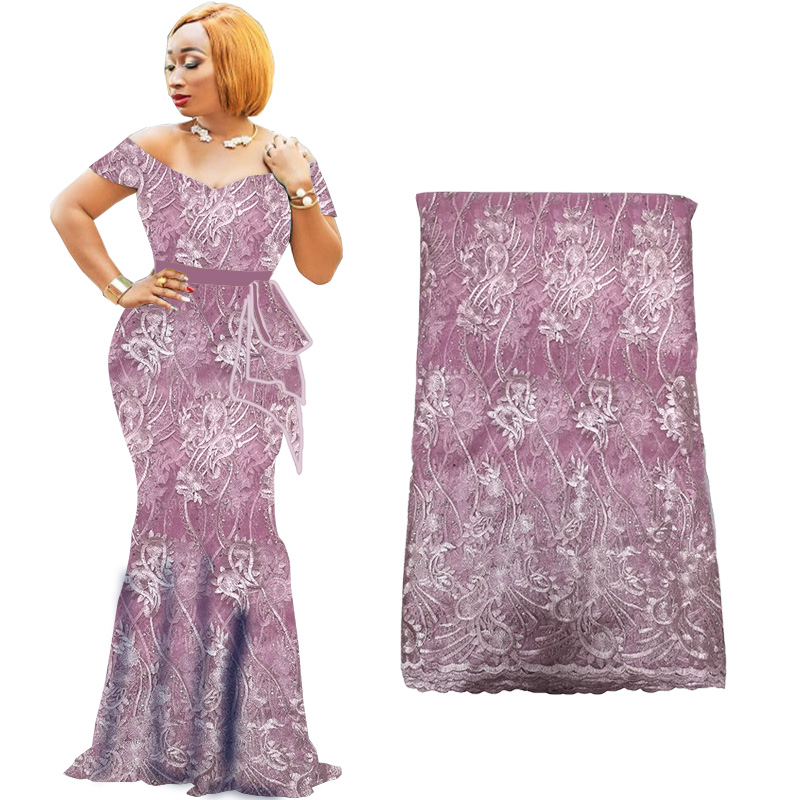 Latest African Lace Fabric 2020 Tulle Lace Fabric With Beads African Nigerian 2020 High Quality
Latest African Lace Fabric 2020 Tulle Lace Fabric With Beads African Nigerian 2020 High Quality