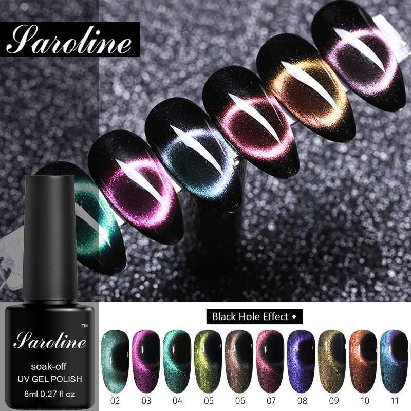Saroline Chameleon Magnetic UV Nail 9D Auroras Silver Red Blue Top Coat Nail Gel UV Long Lasting Soak Off Gel Polish Art Nails, Fs001
Saroline Chameleon Magnetic UV Nail 9D Auroras Silver Red Blue Top Coat Nail Gel UV Long Lasting Soak Off Gel Polish Art Nails, Fs001