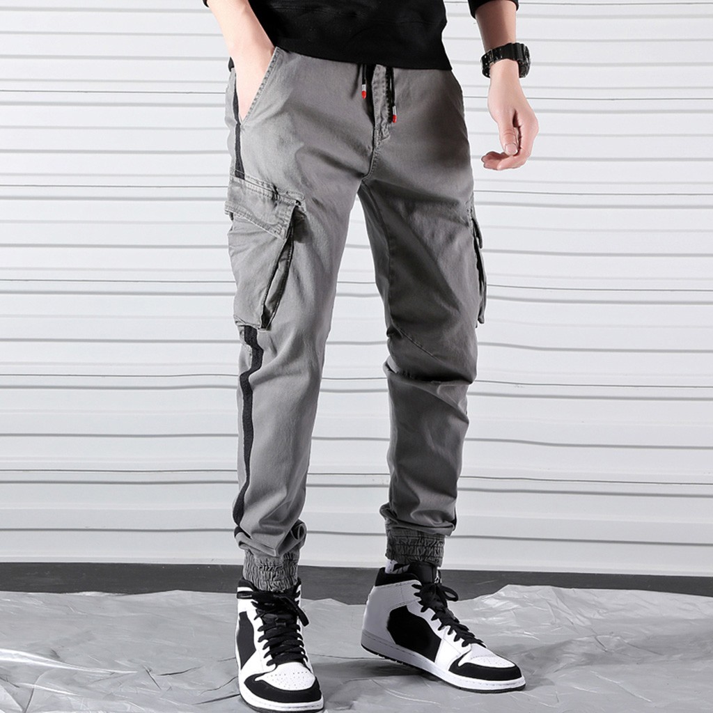 Men's Straight Casual Cotton Slim Fit Sport Long Pants Pocket Trousers pantalones hombre calca masculina high quality 2019 W912, Black
Men's Straight Casual Cotton Slim Fit Sport Long Pants Pocket Trousers pantalones hombre calca masculina high quality 2019 W912, Black