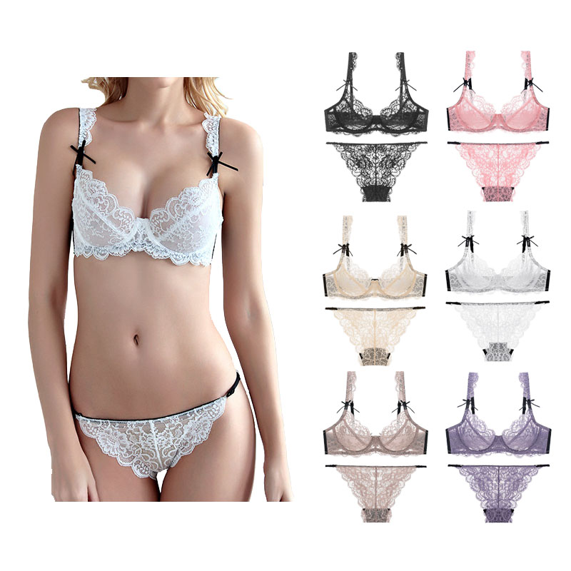 Women's Foreign Trade Ultra Thin Large Size Lace Bra Set Underwear Generation Women Plus Size Thong Set, Yellow
Women's Foreign Trade Ultra Thin Large Size Lace Bra Set Underwear Generation Women Plus Size Thong Set, Yellow