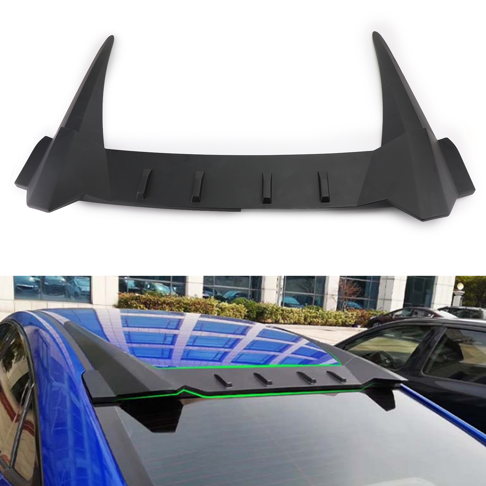 

US STOCK Areyourshop Rear Window Roof Spoiler Wing For HONDA CIVIC 10th Sedan 16 17 18 Type R Style Car Accessories Auto Parts